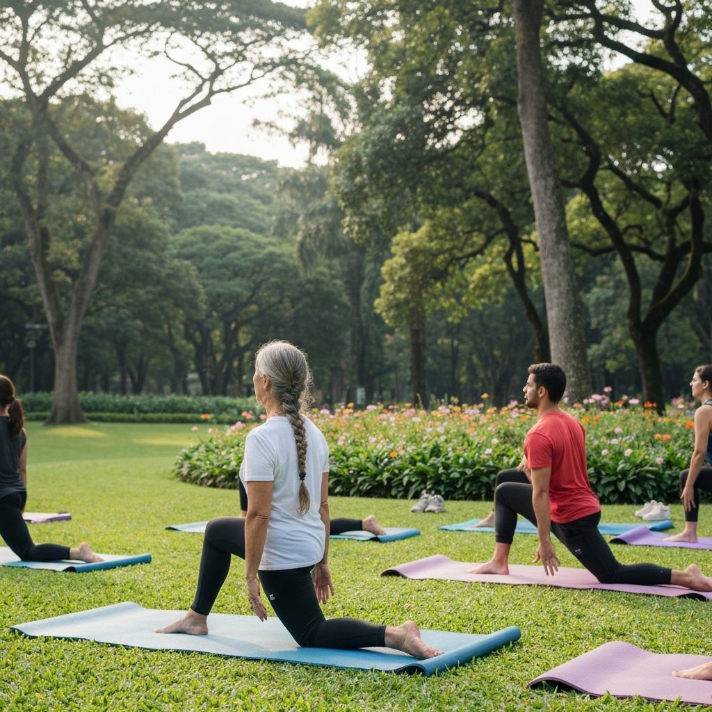 Yoga no Parque Ibirapuera
